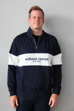 Load image into Gallery viewer, Navy Blue Adults Quarter Zip Jumper