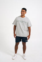 Load image into Gallery viewer, Grey Marle Oversized College Tee