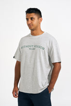 Load image into Gallery viewer, Grey Marle Oversized College Tee