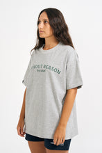 Load image into Gallery viewer, Grey Marle Oversized College Tee