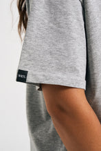 Load image into Gallery viewer, Grey Marle Oversized College Tee