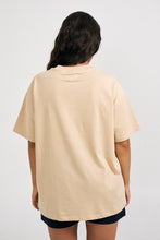 Load image into Gallery viewer, Sand Oversized College Tee
