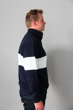 Load image into Gallery viewer, Navy Blue Adults Quarter Zip Jumper