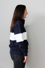 Load image into Gallery viewer, Navy Blue Adults Quarter Zip Jumper