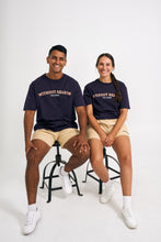 Load image into Gallery viewer, Navy Blue Slim Fit College Tee