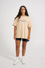 Load image into Gallery viewer, Sand Oversized College Tee