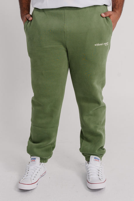 Olive Green Original Without Reason Tracksuit Pants